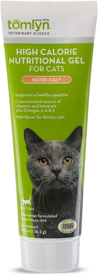Tomlyn High Calorie Nutritional Gel for Cats, (Nutri-Cal) 4.25 oz