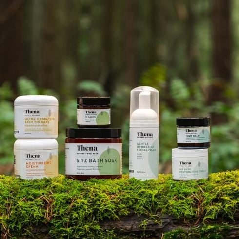 THENA Tree Oil Antifungal Cream Extra Strength Athletes Foot Balm Repair Dry Skin Cracked Feet & Heel Itch Relief Toenail Fungus Treatment Callus Ringworm For Humans Best Natural Anti Fungal Foot Care