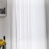 MIULEE 2 Panels Solid Color Sheer Window Curtains Elegant Window Voile Panels/Drapes/Treatment for Bedroom Living Room (54X108 Inches Ivory)