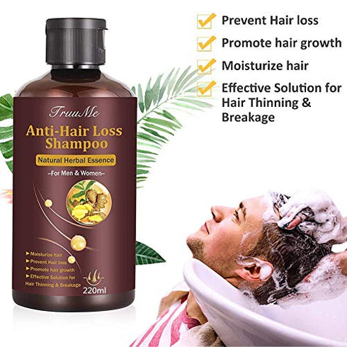 Hair Thickening Shampoo, Shampoo for Hair Growth, Hair Loss Shampoo, Hair Loss Treatment, Natural & Organic Herb Shampoo for Hair Regrowth Faster/Prevent Hair Loss