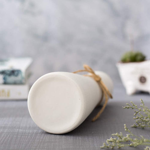 WEIDILIDU White Ceramic Vase Modern Home Decoration Porcelain Vase Vase Matte White Design (weidi-716 White)