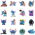 Stitch Caroon Stickers(60pcs) Waterproof Vinyl for Waterbottle Laptop Luggage Car Motorcycle Bicycle Fridge DIY Styling Vinyl Home