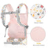 GAGAKU Doll Carrier Front and Back Soft Cotton Stuffed Animal Carriers for Baby, Rose Garden