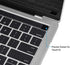 for MacBook Pro Touch Bar Keyboard Cover, CaseBuy Ultra Thin Clear Keyboard Skin for 2019 - 2016 Release MacBook Pro with TouchBar 13 Inch A2159 A1706 A1989 or 15 Inch A1707 A1990 Protective Skin