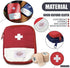 Empty First Aid Bag Emergency Kit - 2Pcs Travel Size Survival Kit Small Medicine Bag Office First Aid Kit Paramedic Bag Outdoor First Aid Kit for Car - Home First Aid Bags Empty Medicine Bag - BURIUS