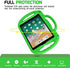 AVAWO iPad 6th Generation Kids Case, iPad 9.7 inch 2018 Case, iPad Air 2 Kids Case - with Shoulder Strap, Shockproof Handle Stand Kids Protective Case for iPad 9.7 inch 5 & 6th Gen & iPad Air - Green