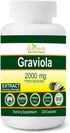 Biotech Nutritions Graviola Extract- 2000 mg Vegetable Capsules, 120 Count