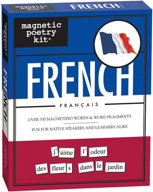 Magnetic Poetry - French Kit - Words for Refrigerator - Write Poems and Letters on the Fridge - Made in the USA