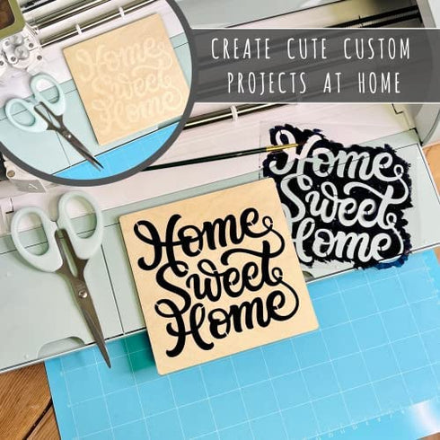 Easy Cut Stencil Sheet Set of 24 - 12”x12” Acetate Mylar for Cricut Vinyl Cutting – Craft Material