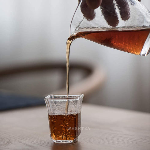 Sharing Glass Tea Cup, Tea Fair Cup, the Charming Surface, Premium Lead-Free (Classic)