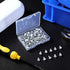 120 Pieces Wall Switch Plate White Screws 5/16 Inch Long 6-32 Thread Switch Cover Metal Panels Screws Oval Head Replacement Socket Screws Milling Slot Screws for Wall Light Switch Panels (White)