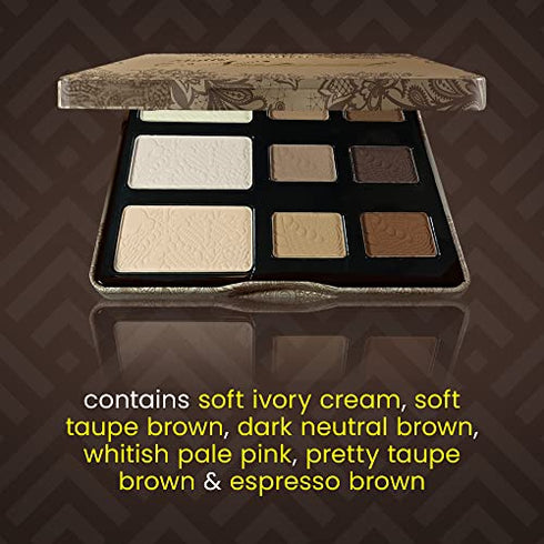 Ccolor Cosmetics - Matte Natural, 9-Color Eyeshadow Palette Matte Finish, Highly Pigmented Eye Shadow Makeup, Long-Wearing Eye Palette, Eye Makeup Kit with Easy-to-Blend Neutral Shades