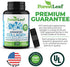 Forest Leaf - Collagen Pills with Hyaluronic Acid & Vitamin C - Reduce Wrinkles, Tighten Skin, Boost Hair, Skin, Nails & Joint Health - Hydrolyzed Collagen Peptides Supplement - 120 Capsules