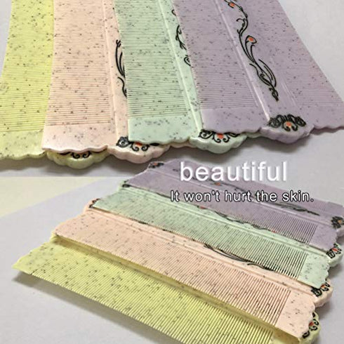 4 Pcs Combs Double Sided Fine Tooth Dandruff Comb, Hair Combs for Women