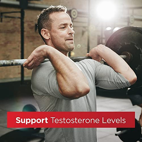 REX MD Testosterone Support Supplement for Men | Formulated to Help Support Energy, Stamina, Performance | Natural Ingredients Including Fenugreek Help Support Body's Testosterone Levels, Made in USA