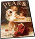 Pears Soap Metal Sign: Soap, Laundry, and Bathroom Decor Wall Accent