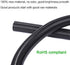 Alex Tech 25ft – 1/4 inch Split Wire Loom Tubing Wire Conduit – Black