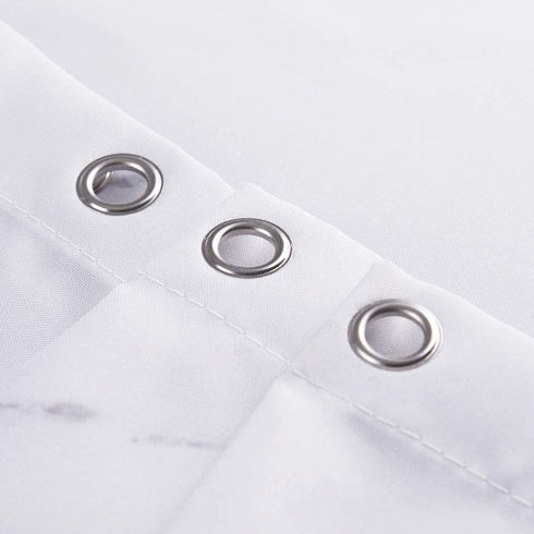 Marble Shower Curtain for Bathroom, Black White Marble Marble Texture Background PatternPolyester Fabric Shower Curtain with Hooks 72 X 72 Inches