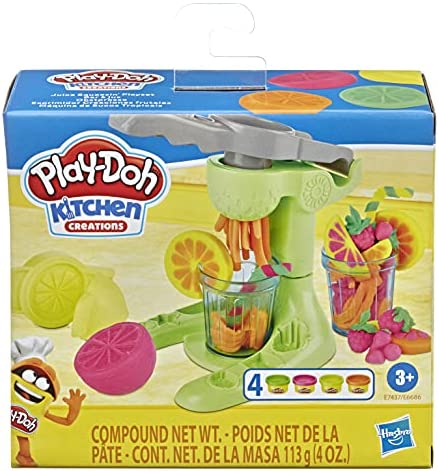 Play-Doh Kitchen Creations Juice Squeezin' Toy Juicer for Kids 3 Years and Up with 4 Non-Toxic Colors