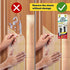 Panther Armor 3-Pack Door Protector from Dog Scratching - 3 x 40" x 8.2" Cat Scratch Door Frame Protector Anti Dog Scratch - Door Guard for Dogs Clear