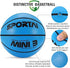 Sport AI Small Basketball Kids ,Mini Basketball 5.5inch, Cute Bouncy Balls for Kids,Safe and Soft to Handheld ,Blue