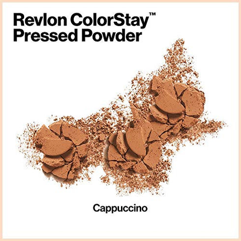 Face Powder by Revlon, ColorStay 16 Hour Face Makeup, Longwear Medium- Full Coverage with Flawless Finish, Shine & Oil Free, 850 Medium Deep, 2.4 Oz