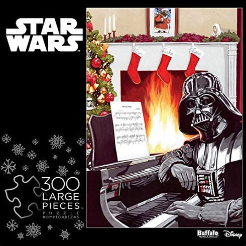 Buffalo Games Star Wars - A Very Vader Christmas - 300 Large Piece Jigsaw Puzzle Multi, 21.25"L X 15"W