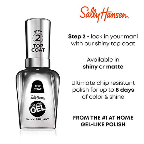 Sally Hansen Miracle Gel Nail Polish, Shade Let's Get Digital, 0.5 Fl Oz