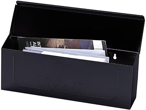 Gibraltar Mailboxes Townhouse Small Capacity Galvanized Steel Black, Wall-Mount Mailbox, THHB0001