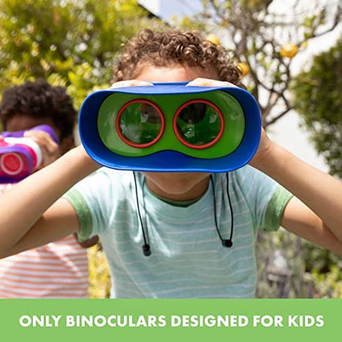 Educational Insights GeoSafari Jr. Kidnoculars, Binoculars for Toddlers & Kids, Stocking Stuffers for Boys & Girls, Ages 3+