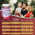 Fusion Lifestyle Iron Supplement for Women and Men, Cherry Flavored Iron Soft Chew Plus Vitamin C for Iron Deficiency and Anemia, 2 Month Supply, 60 Count