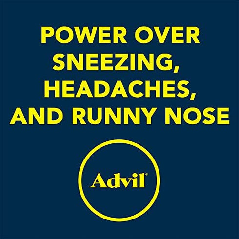 Advil Respiratory Allergy and Congestion Pain Relief Coated Tablets, Fever Reducer with Ibuprofen, Phenylephrine, HCl & Chlorpheniramine Maleate 4 mg, 50 Count