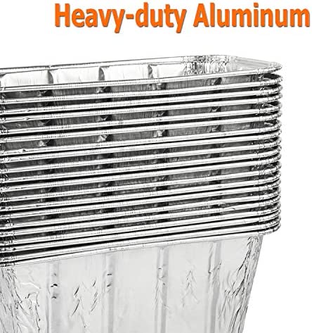 MixRBBQ BBQ Drip Pans Replacement for Blackstone 17”,22",28",30” & 36" Griddle, Griddle Accessories Grill Grease Cup Liner, Rear Grease Tray, Heavy-Duty Disposable Aluminum Foil Pan - 20 Pack