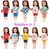 5.3 Inch Chelsea Doll Clothes and School Playset 3 Dresses 3 Outfits 2 Shoes and 19 Pcs Study Supplies Accessories for Chelsea Doll