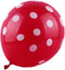 50 Ct 12 Inch Red Balloons Polka Dot Balloon Inflatable For Festival Party Decoration Birthday Air balls (Red)
