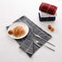 Anyi Kitchen Dish Towels Heavy Duty Absorbent Dish Cloths with Hanging Loop 100% Cotton Tea Bar Towels (16x26, Set of 3, Grey)