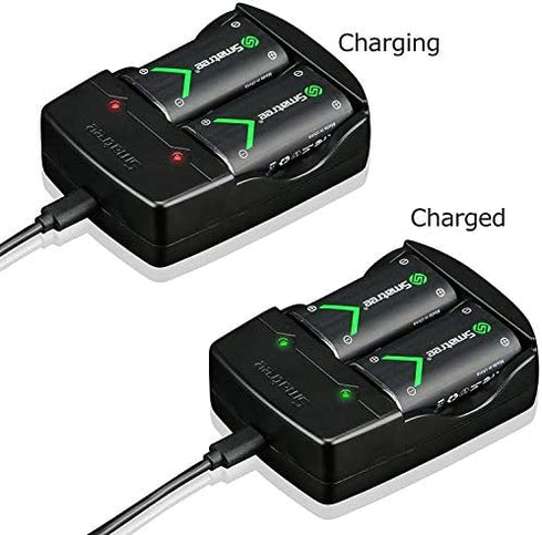 Smatree Xbox One Controller Battery, 4 Pack Rechargeable Battery Compatible with Xbox Series X/S/Xbox One/Xbox One S/Xbox One X/Xbox One Elite Wireless Controller