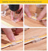 Threetwofour 100 Pack Double Installation LED Strip Light Mounting Bracket Self Adhesive LED Clips Use for 8-10mm/0.31-0.39in Width LED Strip Light with 102PCS Screws