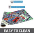 Drymate Cat Bowl Placemat, Pet Food Feeding Mat - Absorbent Fabric, Waterproof Backing, Slip-Resistant - Machine Washable/Durable (USA Made) (12” x 20”) (Cool Cat Grey)