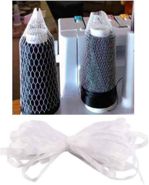 20 Yards Thread Net Spool Saver for Different Sizes of Embroidery Sewing Quilting and Serger Thread Spools/Cones - Cut into Any Length