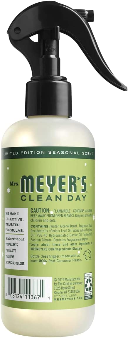 Mrs. Meyer's Clean Day Room Freshener, Iowa Pine, 8 Fl Oz (Pack of 1)