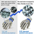 TS 2.0 ANSI A9 Cut Resistant Glove Stainless Steel Mesh Metal Wire Glove Durable Rustproof Reliable Cutting Glove for Meat Processing, Food Cutting (Medium?