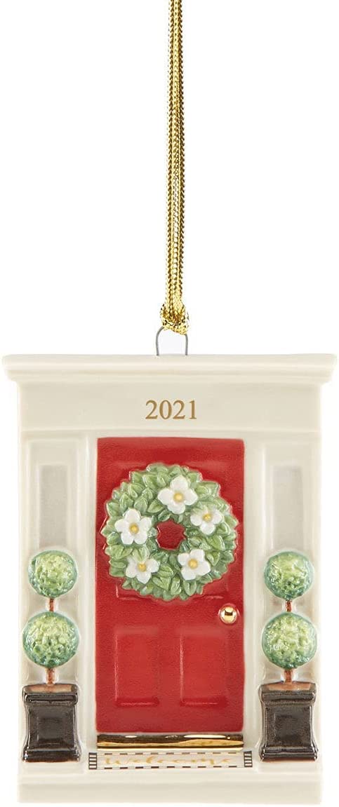 Lenox 2021 Our New Home Front Door Ornament, 0.30, Multi