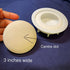 Silicone Mold for Making Art Stones – Design #3 - Round Smooth Shape with inbuilt Centre dot is Ideal for Rock Painting Art, Mandala Crafts and Dotting – Happy Dotting Company - Cement Gypsum Casting