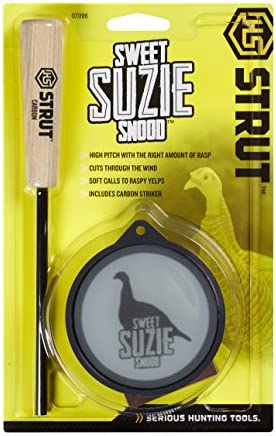 Hunters Specialties H.S. Struth.S. Strut Sweet Suzie Snood Glass Pan Turkey Call