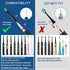 teeteck 5 Pack Electric Toothbrush Replacement Heads Compatible with Fairywill?Toothbrush Heads Compatible with FW-507/508/551/515/917/959/2011,FW-D1/D3/D7/D8
