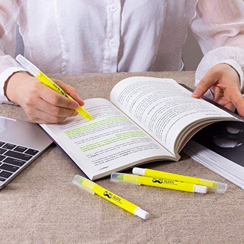Mr. Pen- Gel Highlighters, Bible Highlighter, Pack of 20, No Bleed Highlighter, Yellow Highlighters, Dry Highlighter, Bible Study Highlighter, Bible Journaling Supplies, Bible Markers for Tabs