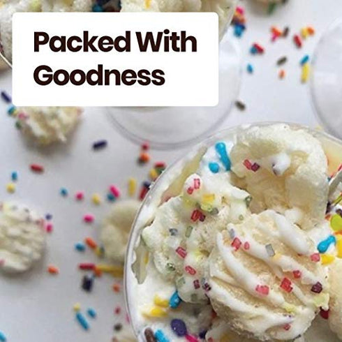 Drizzilicious Birthday Cake 10 Pack | Mini Snack Chocolatey Rice Cakes | Vegan Air Popped Chia, Quinoa, Flax Snacks