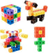 TOYLI 100 Piece Linking Cubes Set for Counting, Sorting, STEM, Connecting Blocks Math Links Manipulatives Educational Toy for Preschool, Kindergarten, Homeschool