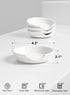 LE TAUCI Ceramic Spoon Rest for kitchen, 4.8 Inches Spoon Holder for Stove Top, Coffee Spoon Rest, Spoon Cradle, Kitchen Basics, Kitchen Accessories For Utensils, Set of 4, White